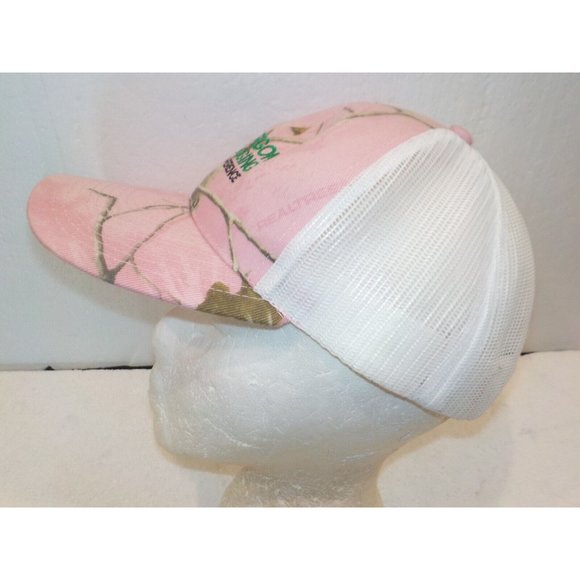 Oregon Logging Conference Pink Camouflage Realtree Camo Trucker Hat Ball Cap - Picture 2 of 7